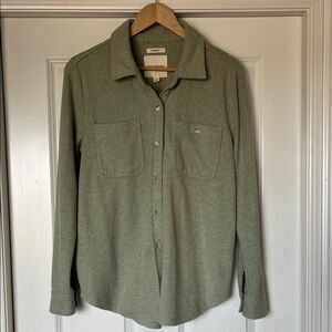 Thread & Supply Olive Button Down Shirt